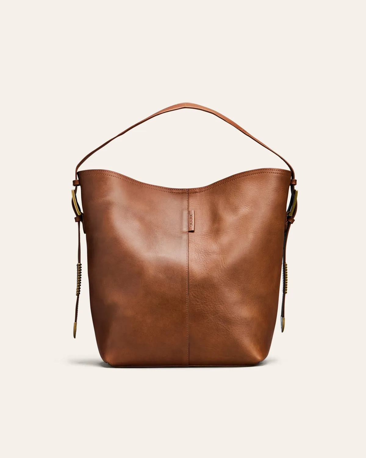Cala Jade Koala L skulderveske Vintage Brown skinn