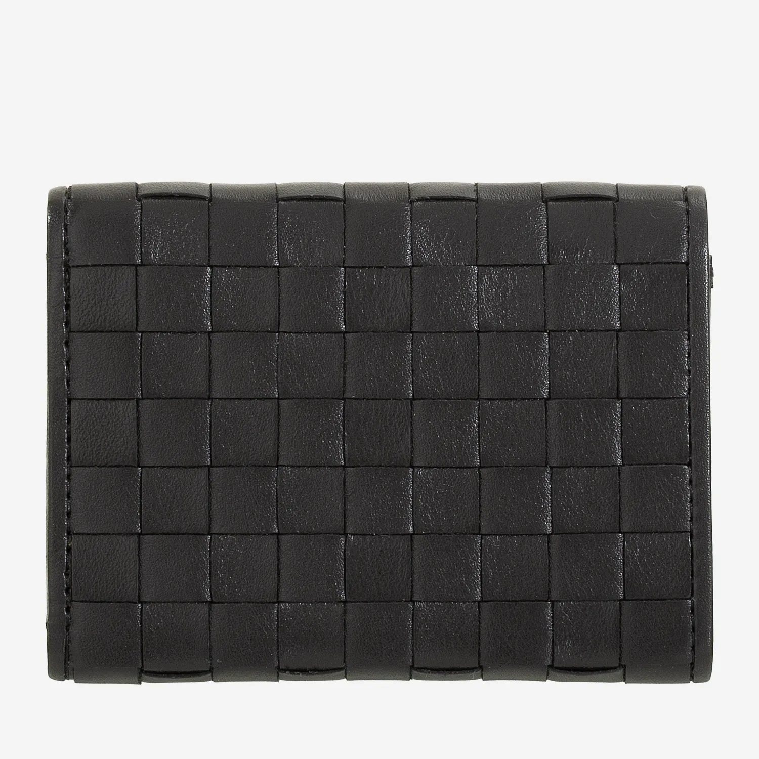DuDubags Honduras lommebok dame coffee brown flettet