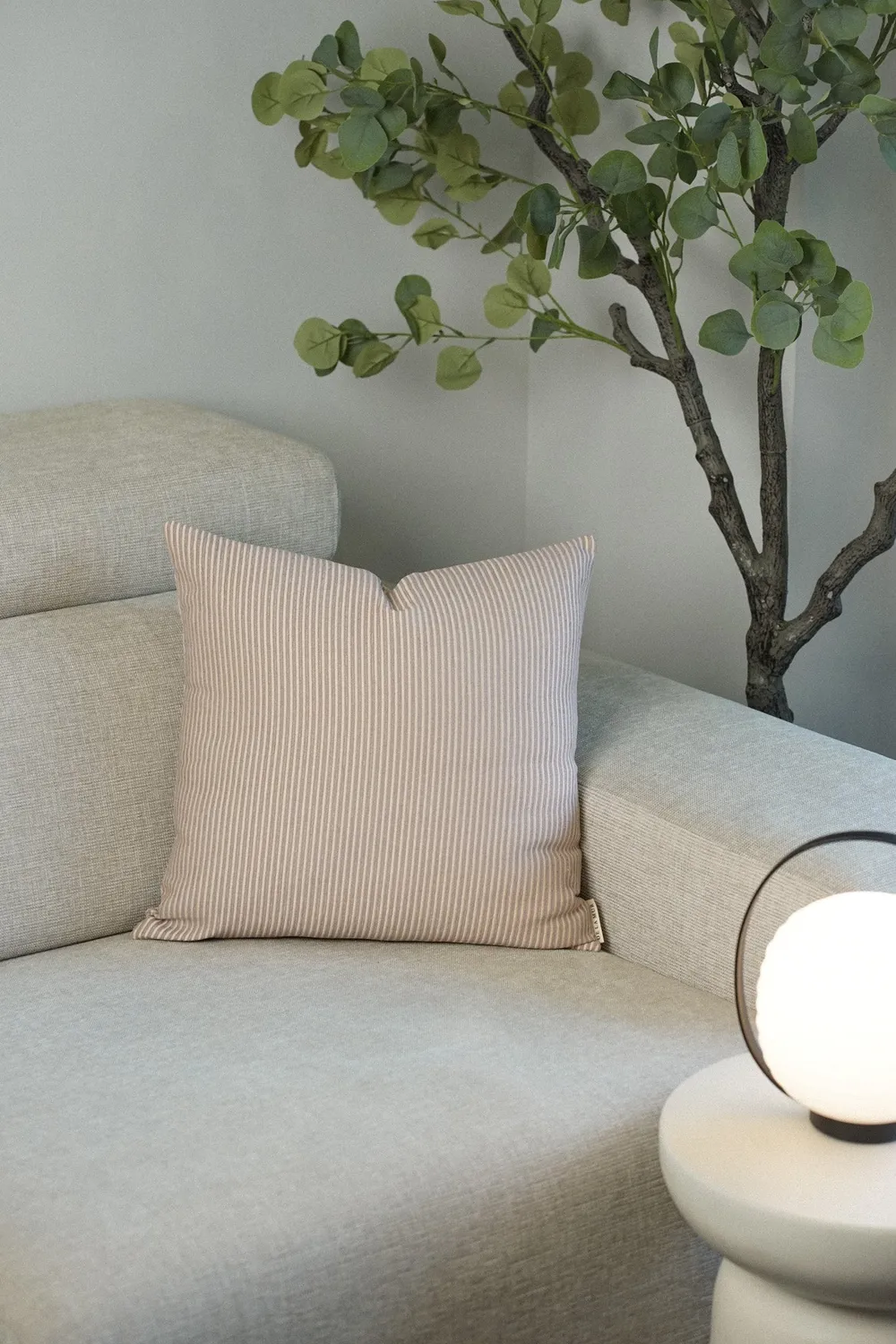 De La Mur Viña putetrekk 45x45 grønn beige