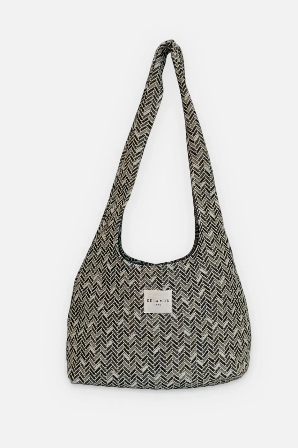 De La Mur Bure oval shopper brun geometrisk