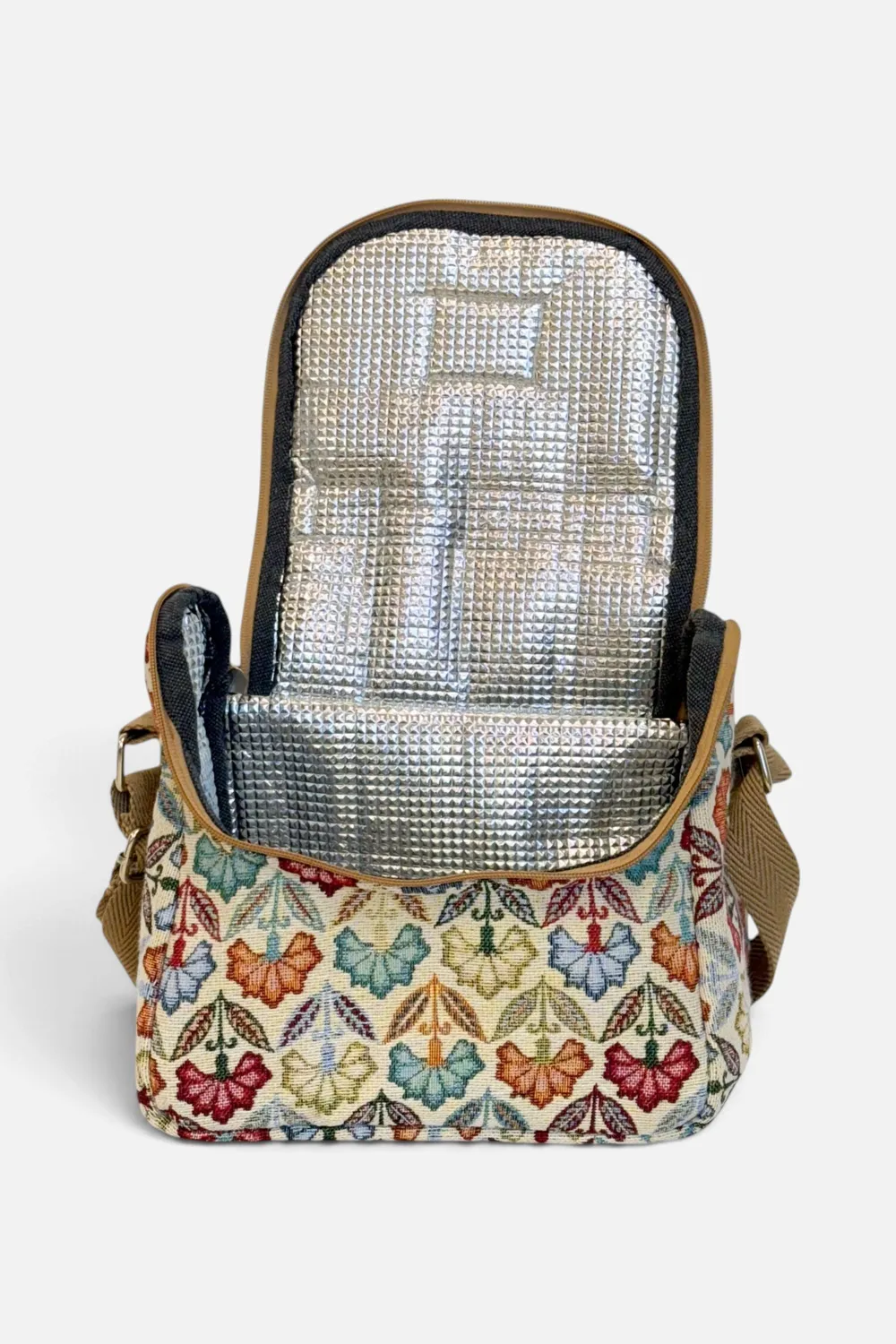 De La Mur Flora kjølebag 26x25 cm blomstret