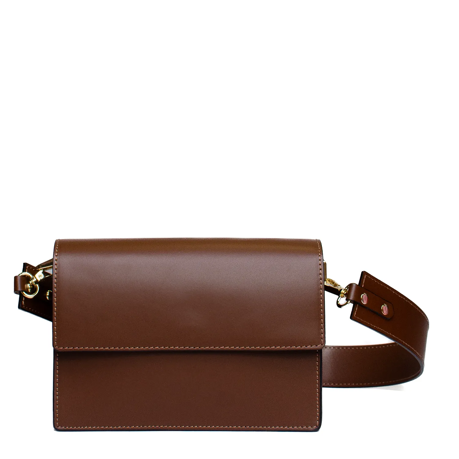 Latalia Ardea veske chocolate 21 cm ekte skinn