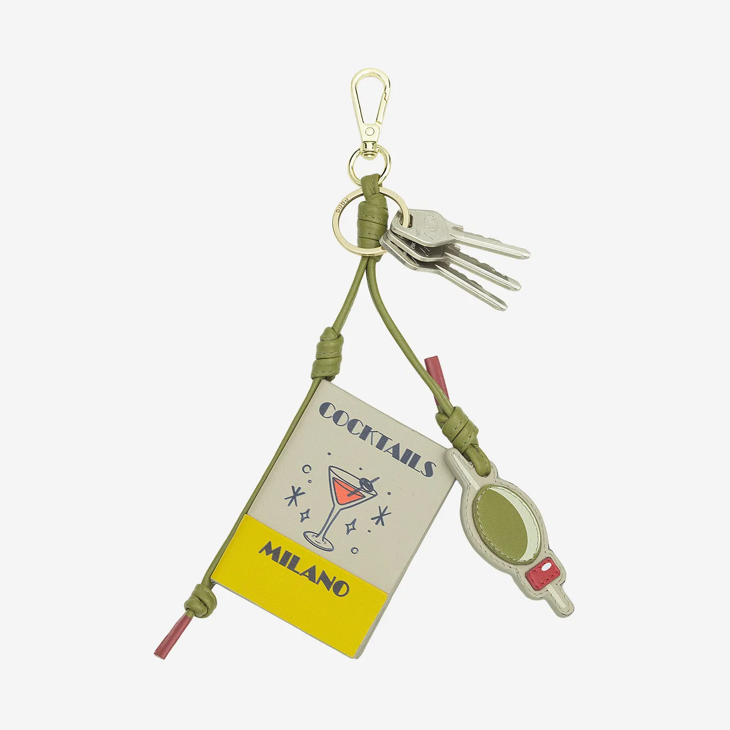 DuDubags Cocktails nøkkelring unico skinncharm