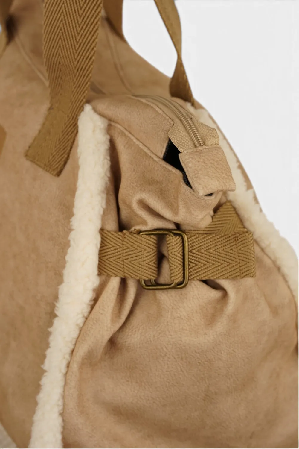 De La Mur Cipria stor veske 45 cm beige dobbeltsidig