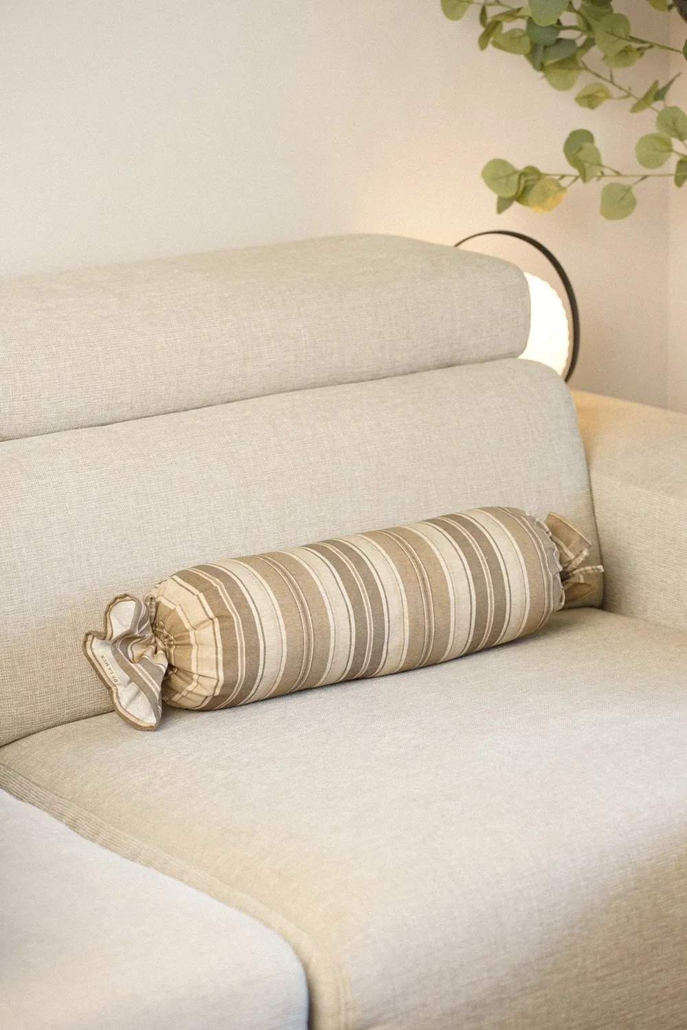 De La Mur Soro pute 50 cm stripet beige brun