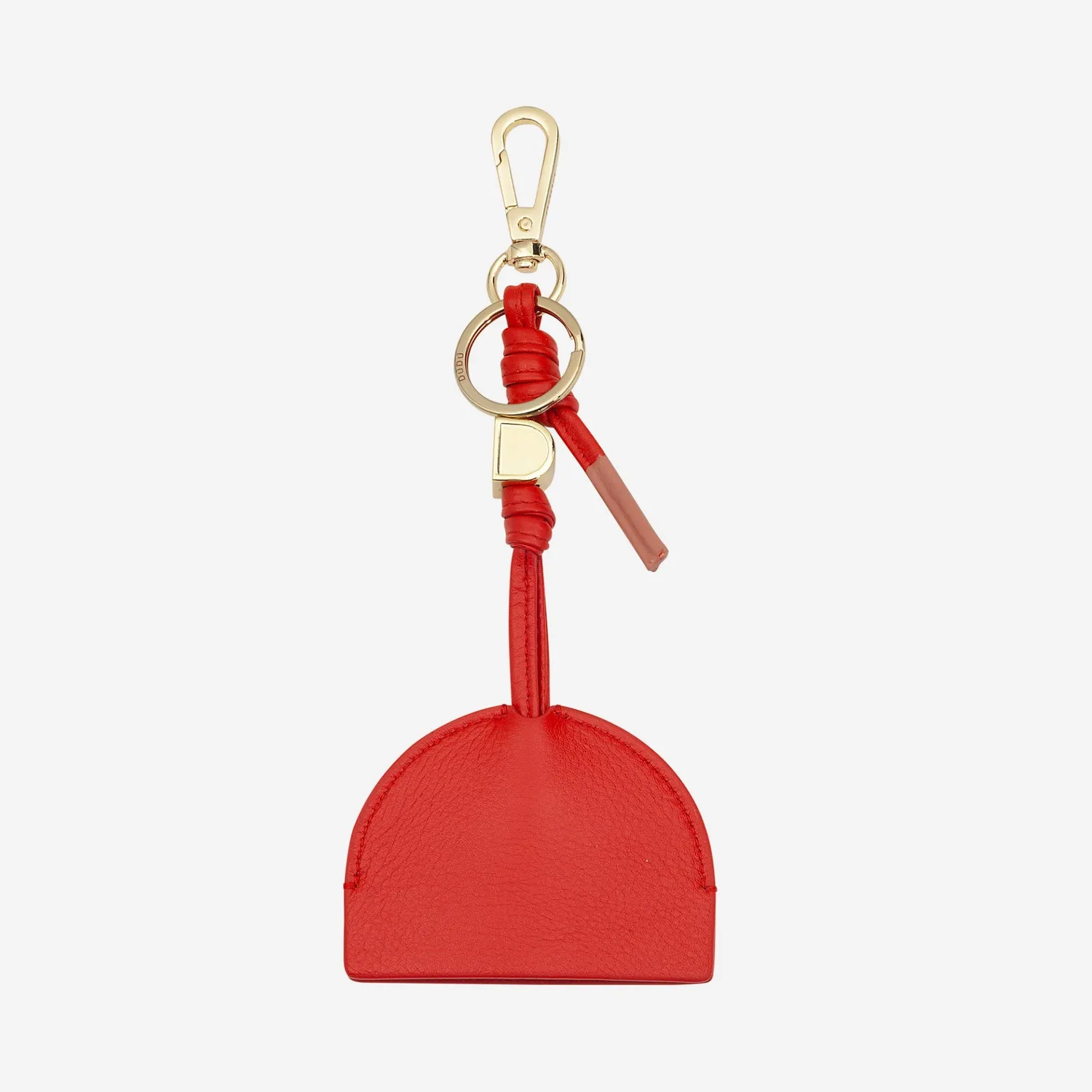 DuDubags Santorini nøkkelring i skinn red flame elegant
