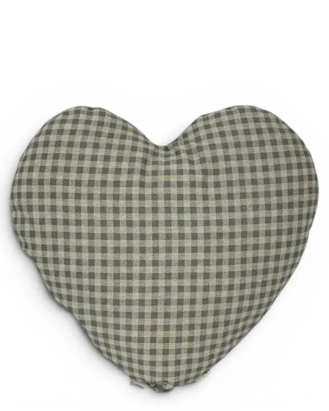De La Mur Corazón Beri hjertepute blå vichy 33x33