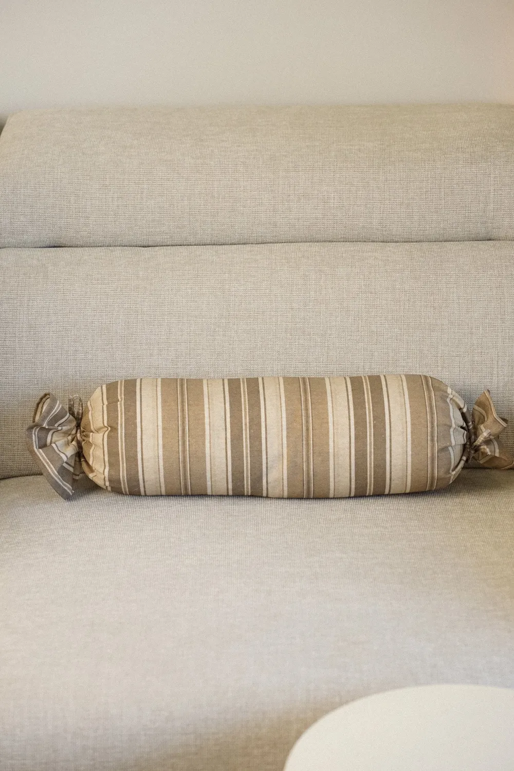 De La Mur Soro pute 50 cm stripet beige brun