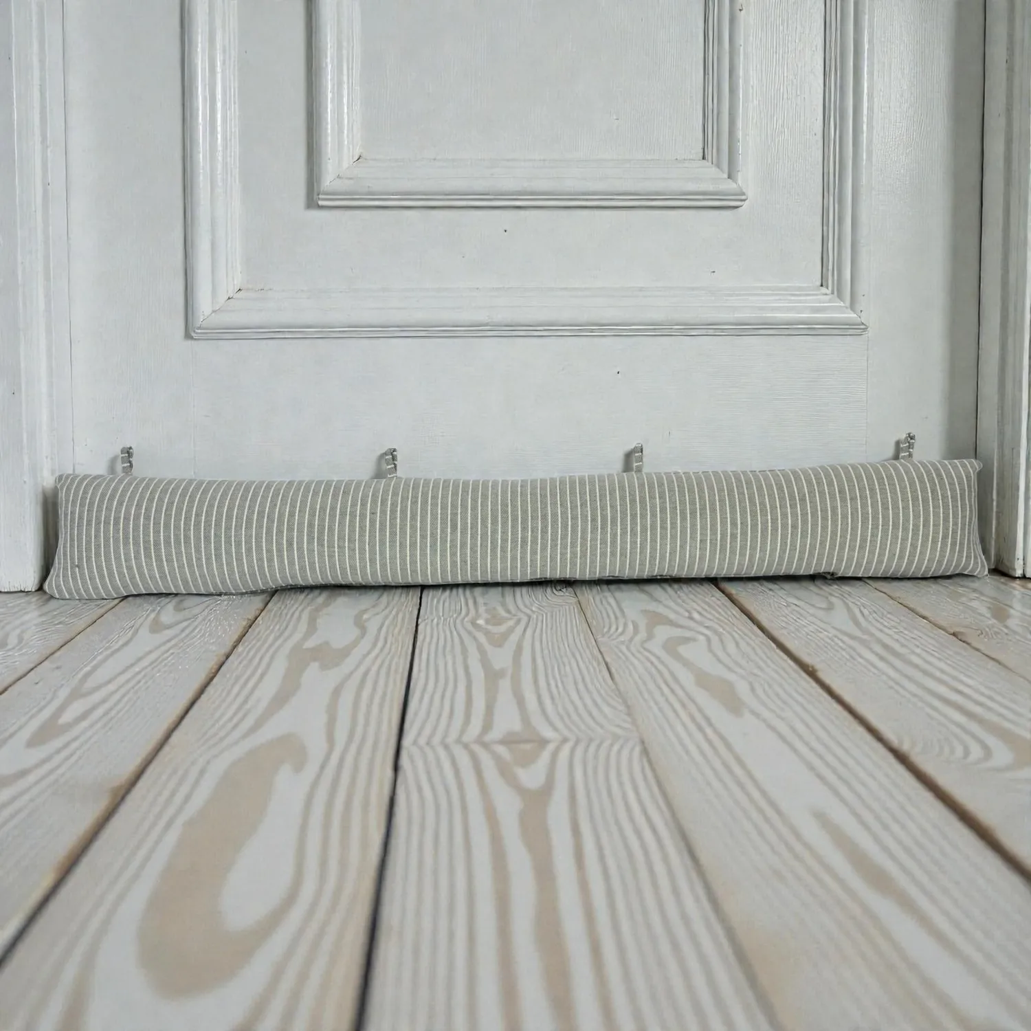 De La Mur Perla trekkstopper 86 cm grå stripet