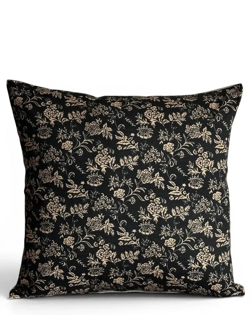 De La Mur Elisa putetrekk 50x50 cm beige blomstret