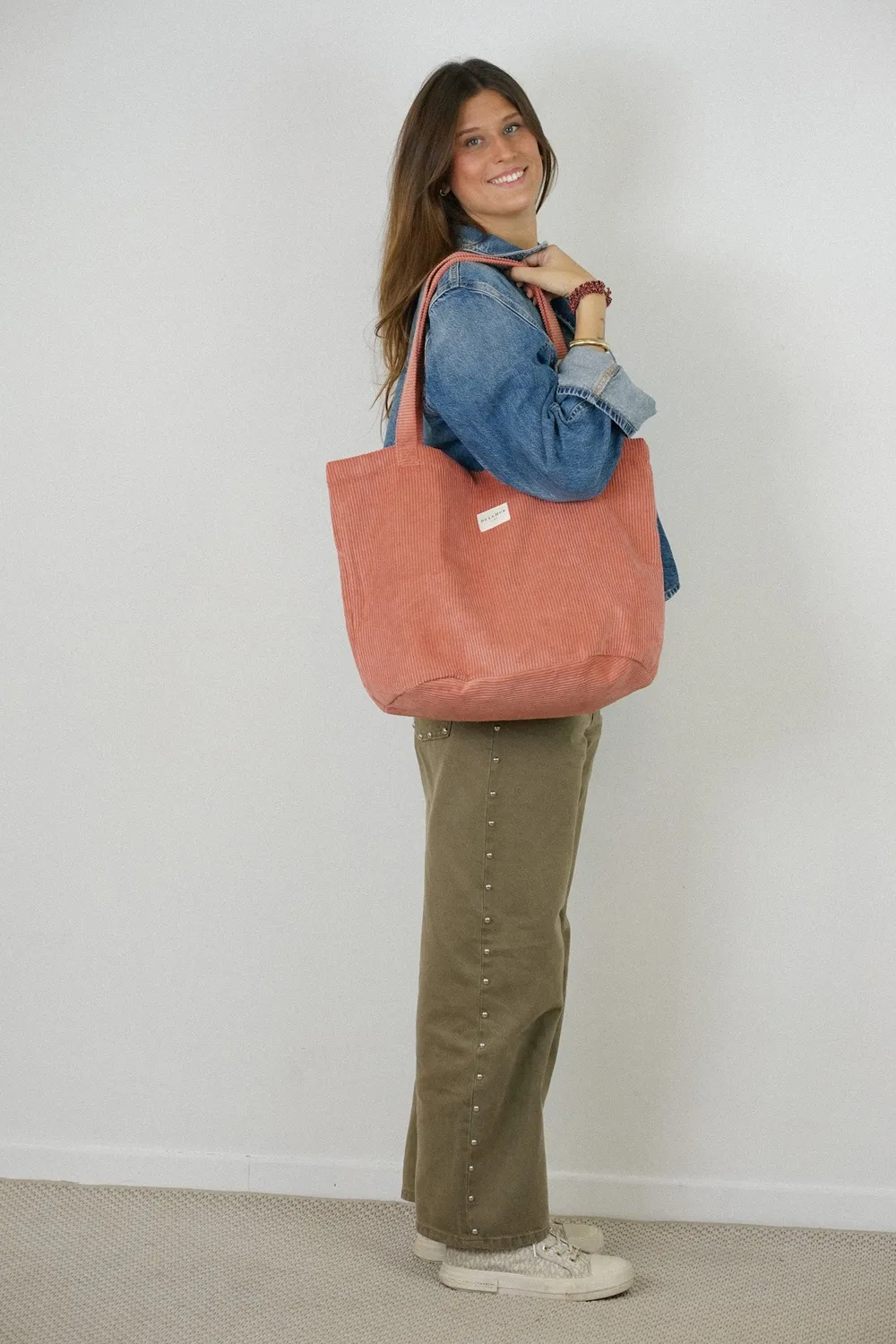 De La Mur Coral shopper med glidelås 51x37x22 cm