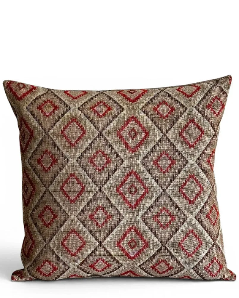 De La Mur Sept putetrekk 50x50 cm brun jacquard