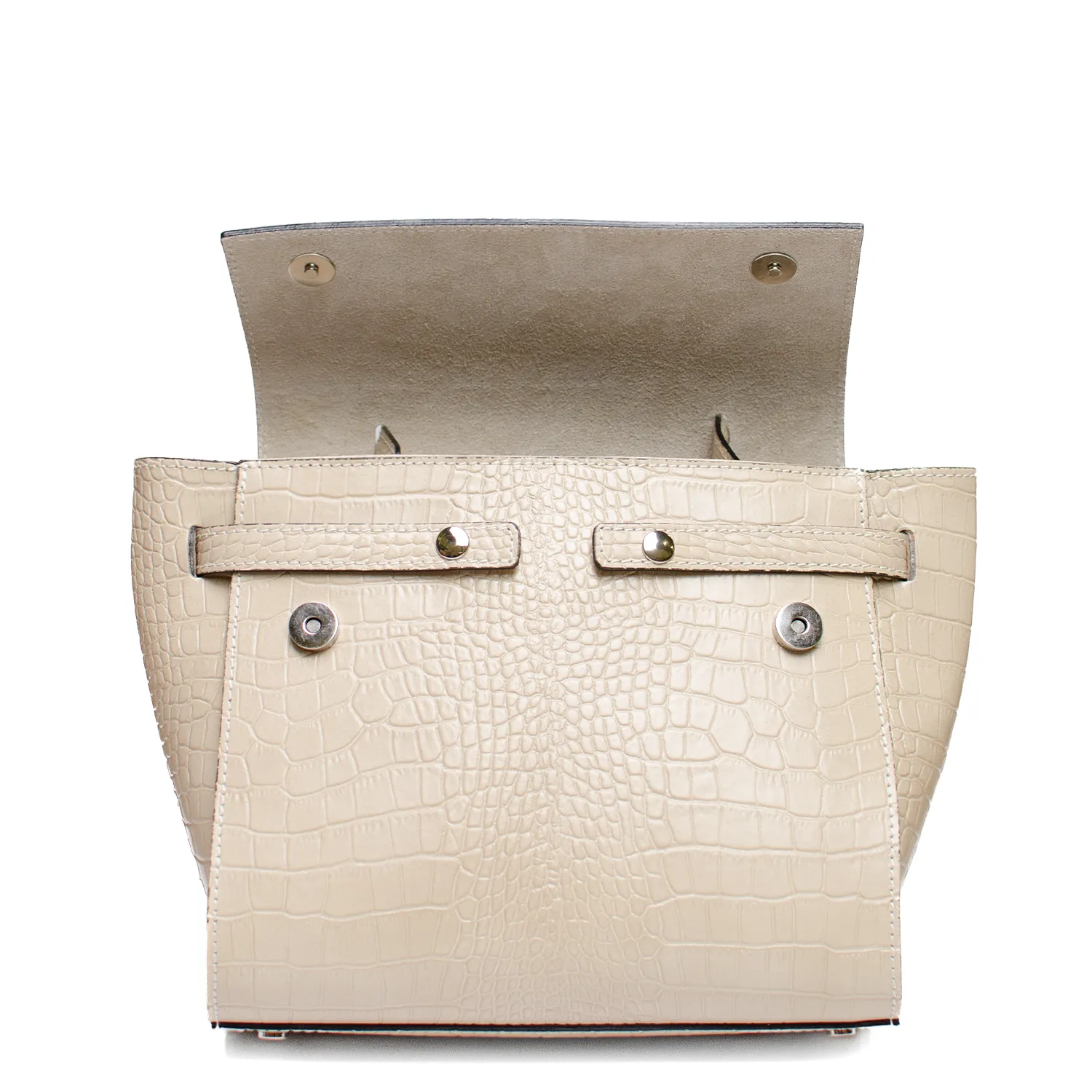 Latalia Arezzo veske croco beige skinn