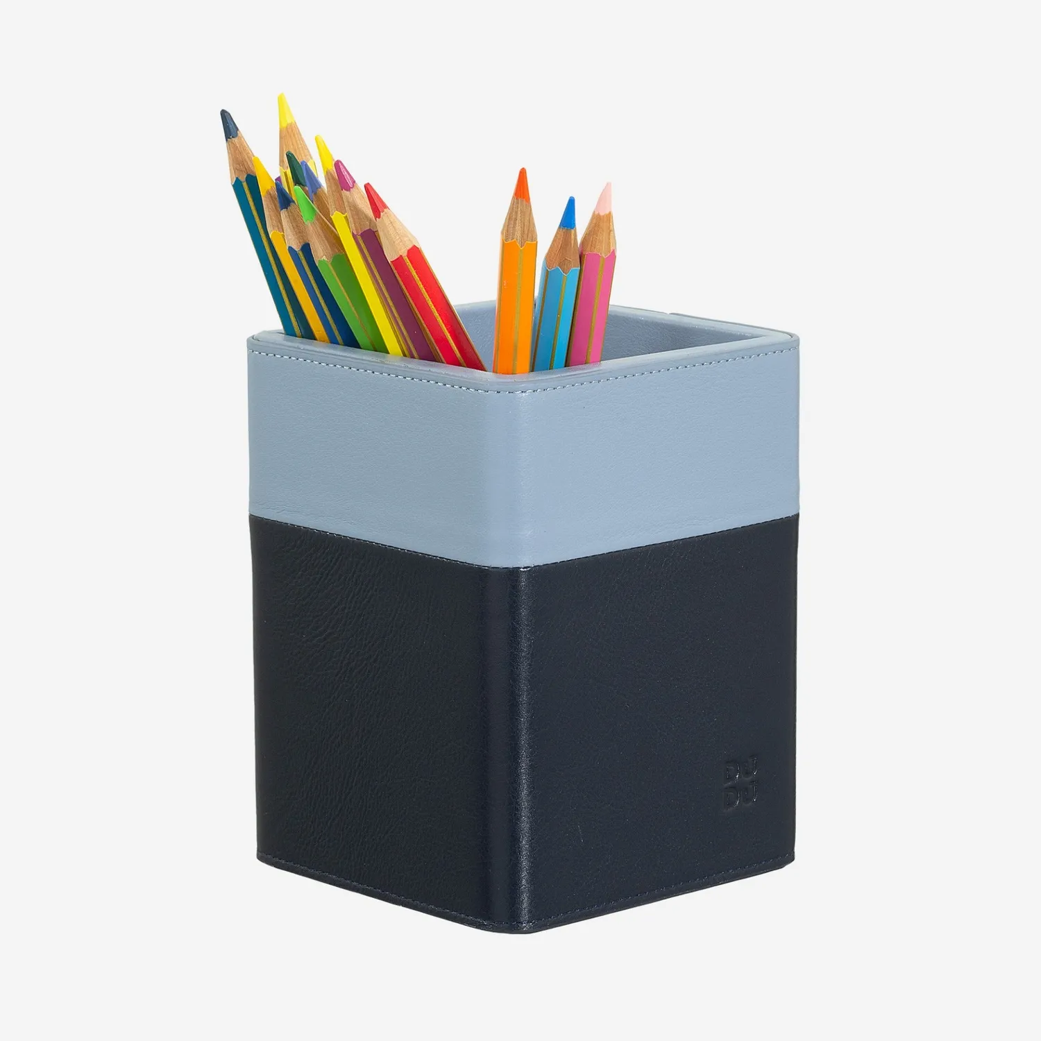 DuDubags Pen Holder pennholder i skinn marineblå