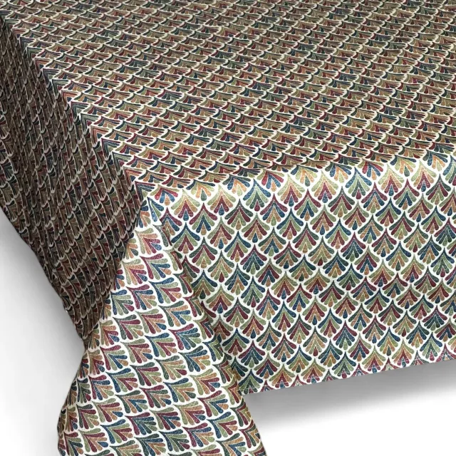 De La Mur Mira duk geometrisk grønn 150 cm
