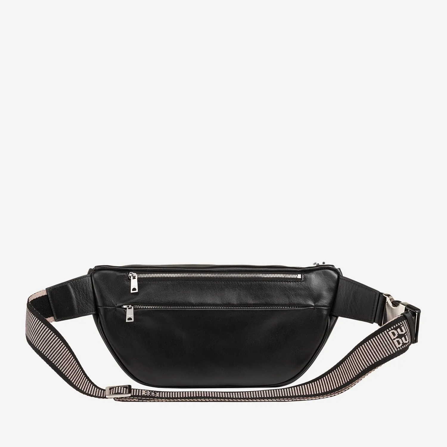DuDubags Tenerife belteveske pearl ekte skinn