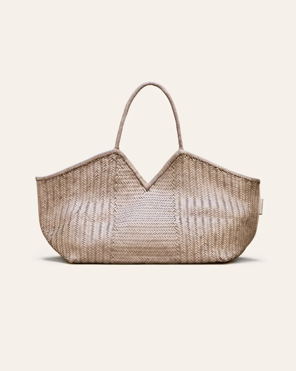 Cala Jade Humi XL tote putty bøffelskinn