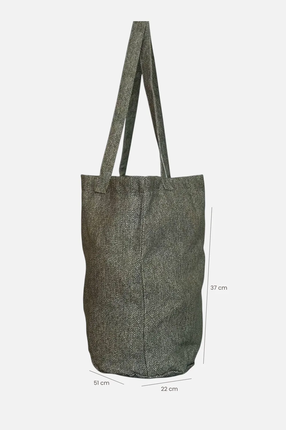 De La Mur Punti shopper stor khaki 51 cm