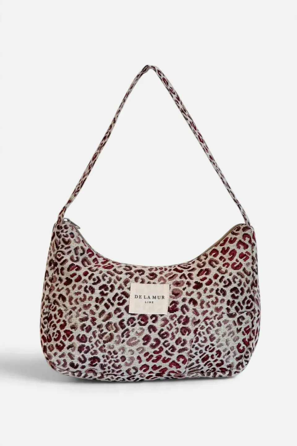 De La Mur Talco skulderveske leopard rosa 29x17 cm