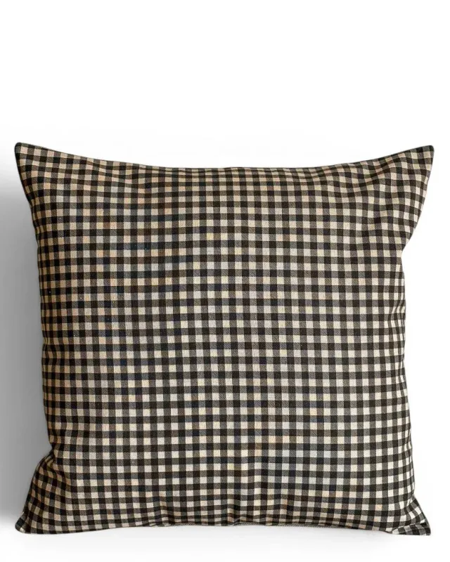 De La Mur Bat putetrekk rutete beige svart