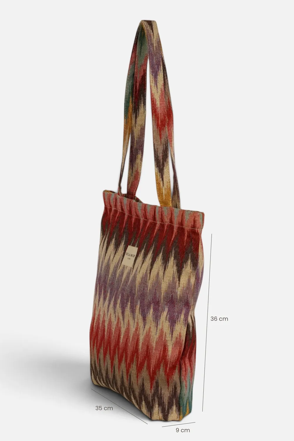 De La Mur Guana liten totebag 35 cm flerfarget