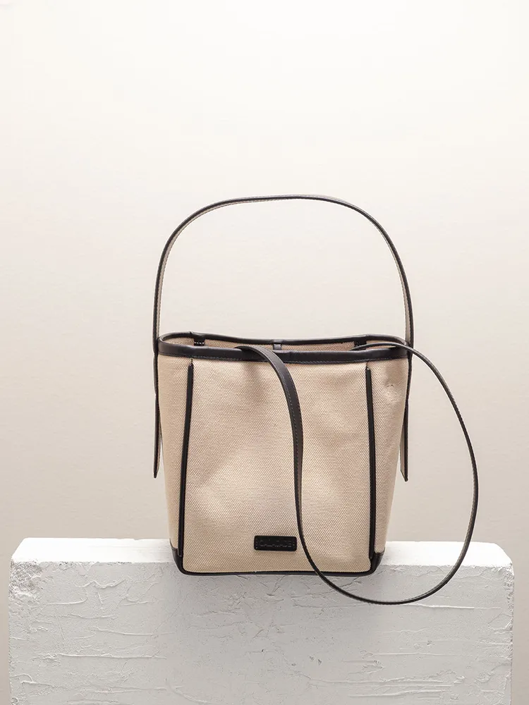 Cala Jade Iwa Mini skulderveske canvas beige