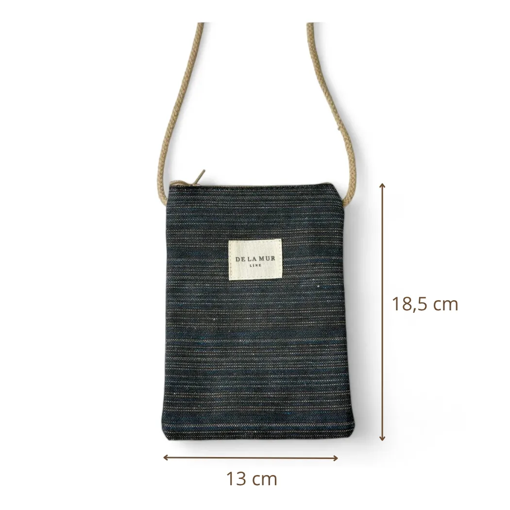 De La Mur Amar mobilveske 13x18 cm stripet