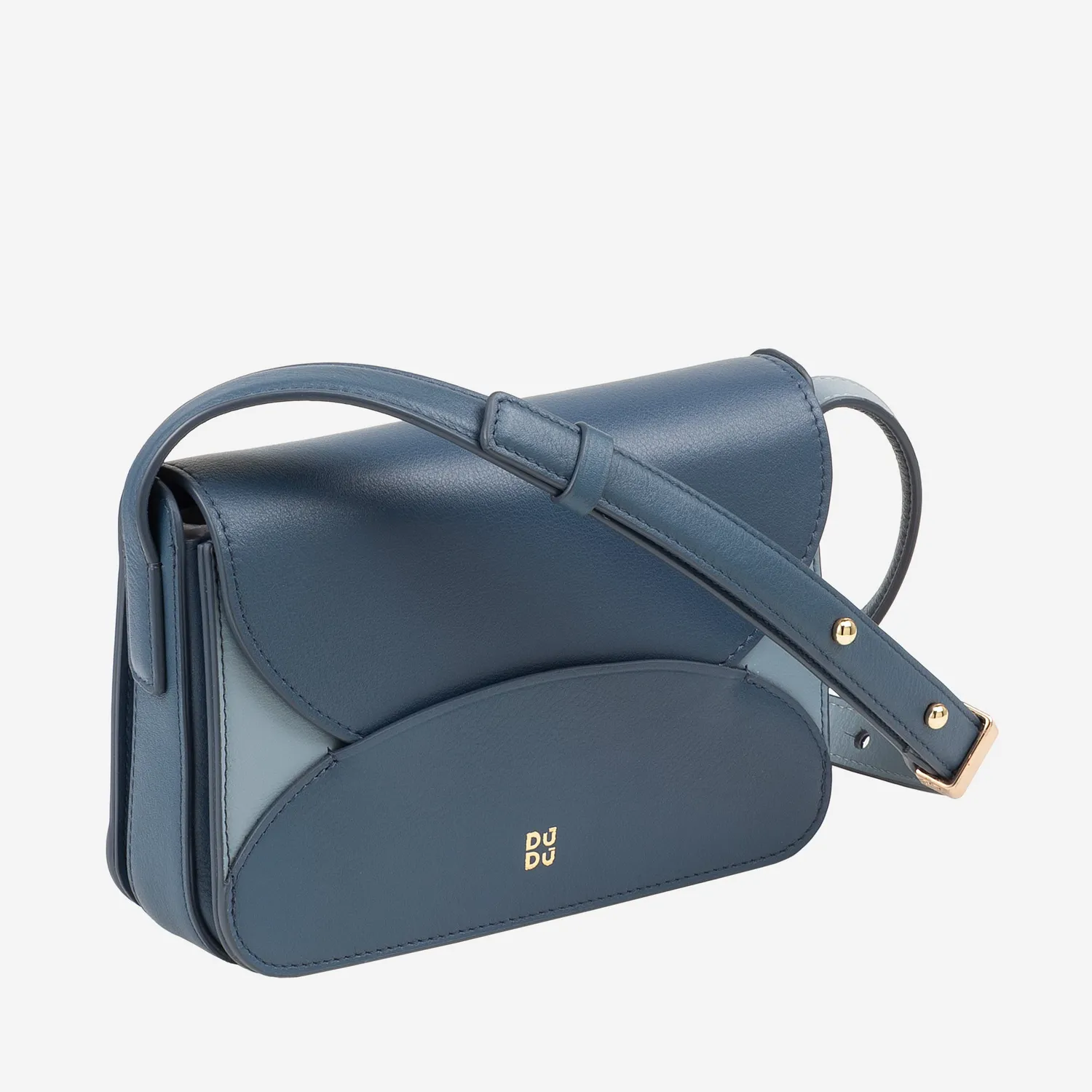 DuDubags Anastasia skulderveske sitrongul skinn liten