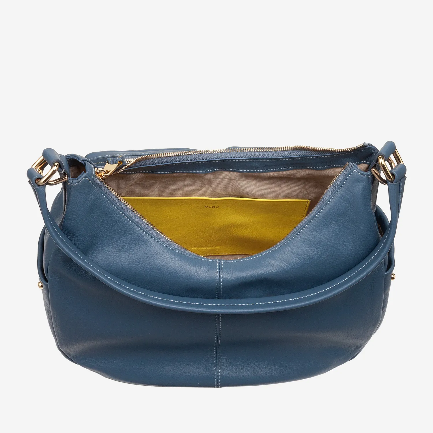 DuDubags City skulderveske skinn stor