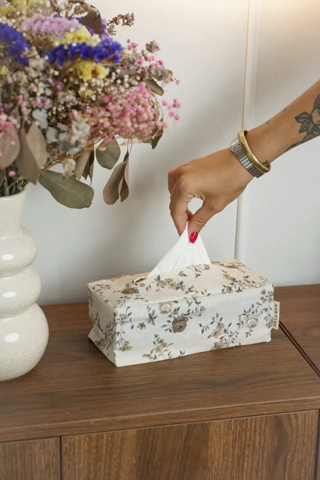 De La Mur Bara boks-trekk 23 cm blomstret