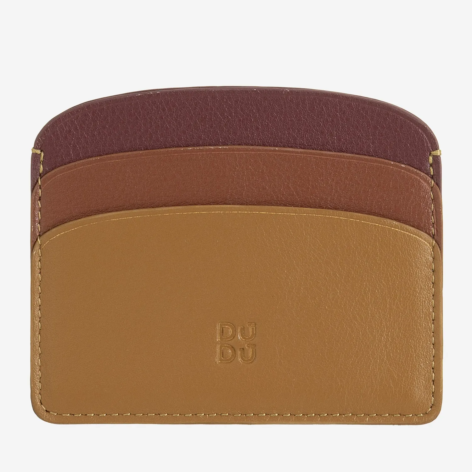DuDubags Boracay kortholder murstein lagdelt skinn