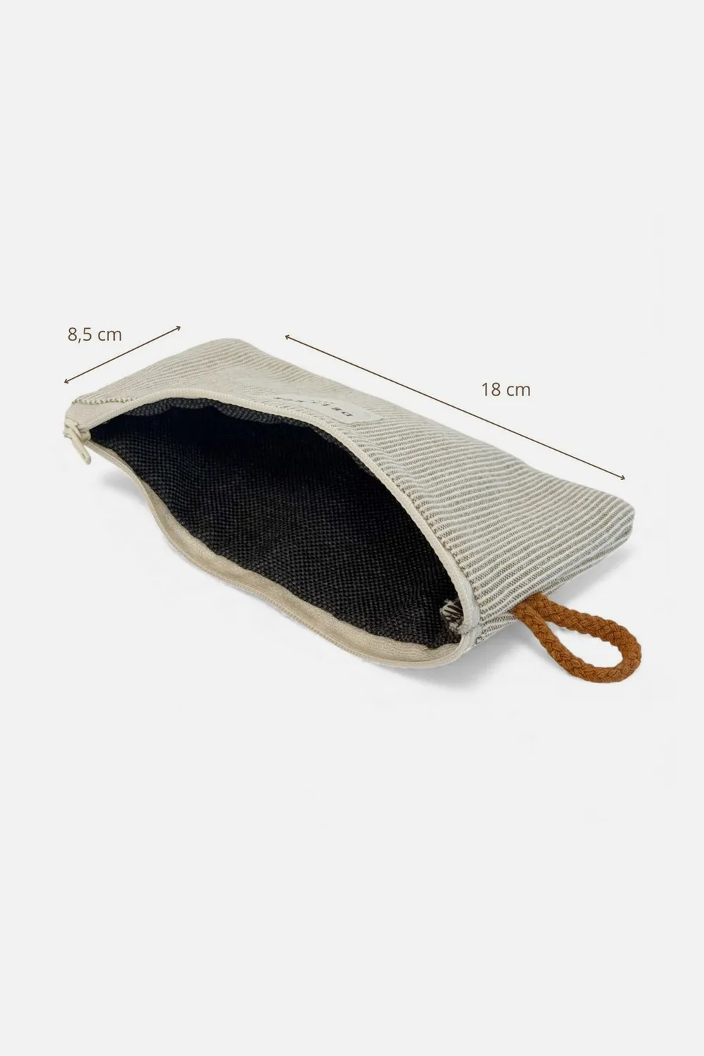 De La Mur Foz brilleetui stripet med glidelas