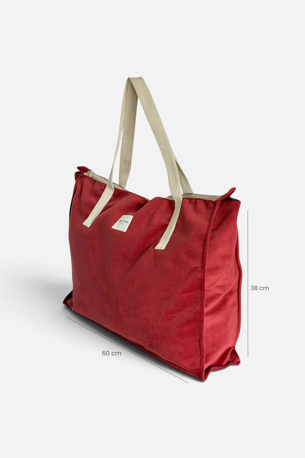 De La Mur Bore weekendbag 60x38 cm burgunder