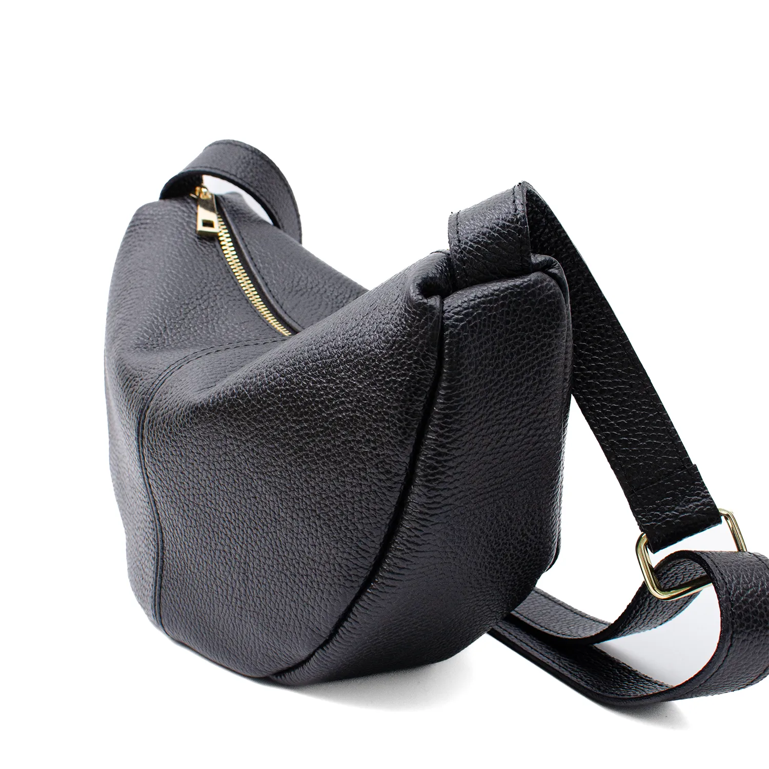 Latalia Melfi crossbody svart skinn