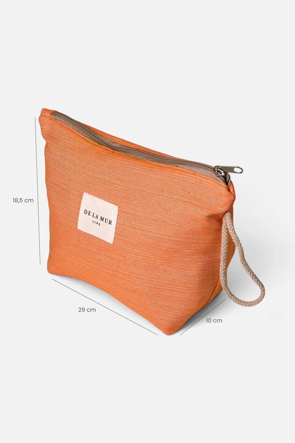 De La Mur Gina toalettmappe oransje 29x18,5 cm