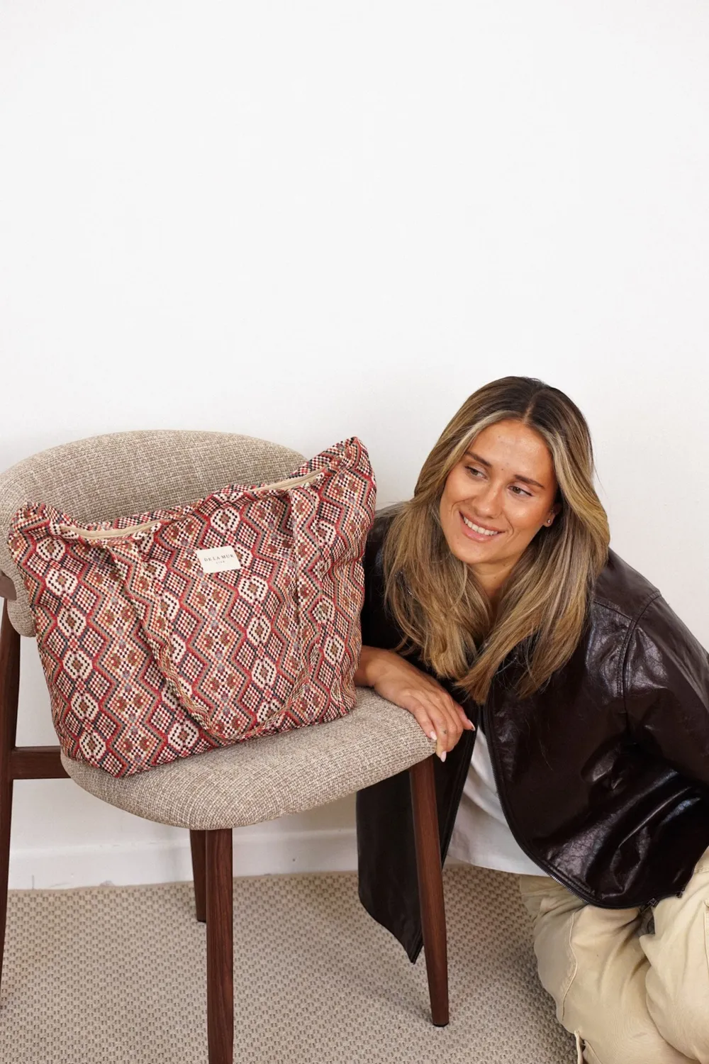 De La Mur Otto shopper jacquard flerfarget