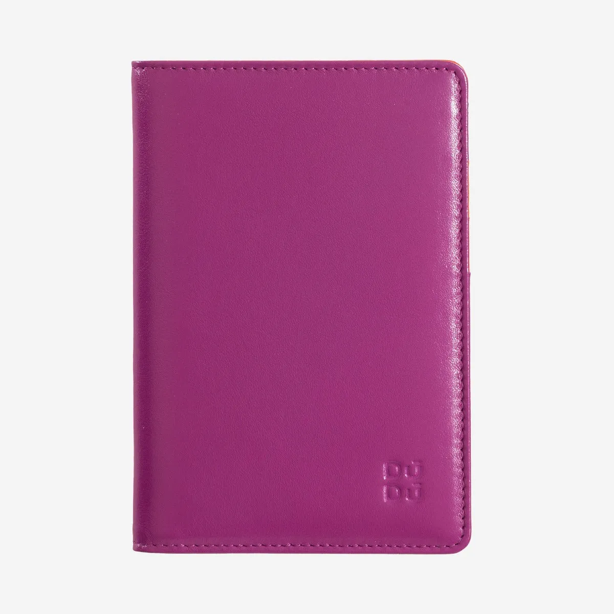 DuDubags Paul passholder deep purple ekte skinn RFID