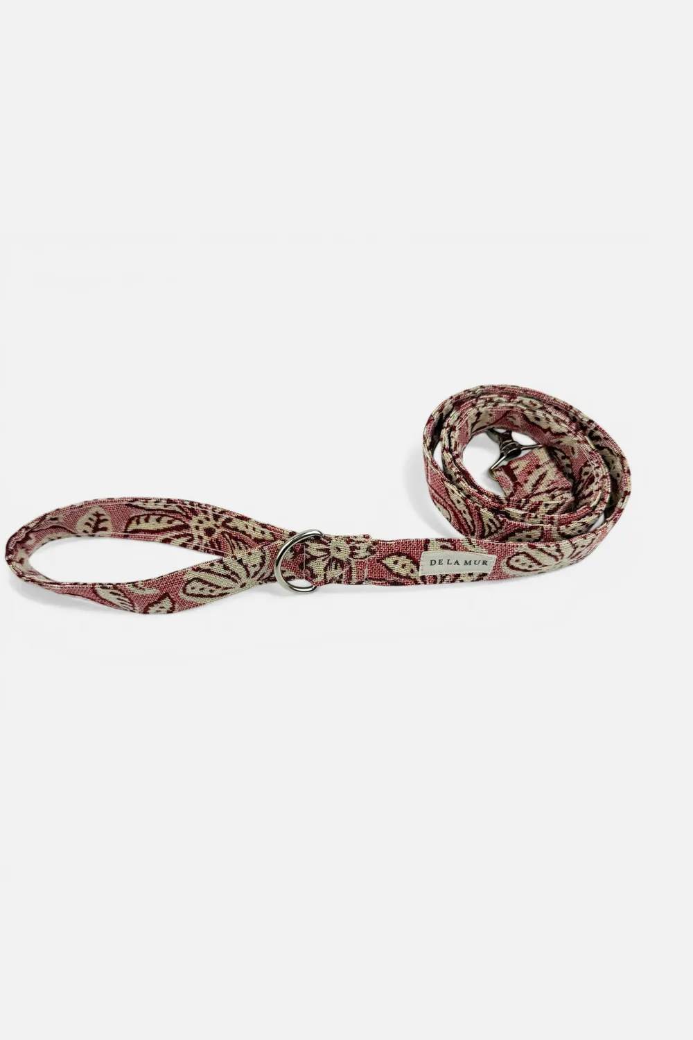 De La Mur Came hundesele med bånd rosa medium floral