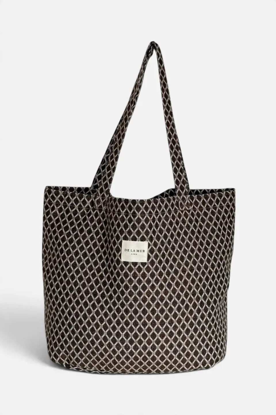 De La Mur Cobre stor shopper brun geometrisk