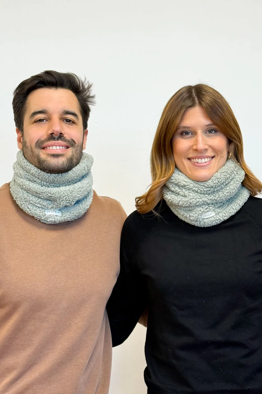 Polo Cuello halsvarmer mintgrønn teddyfleece