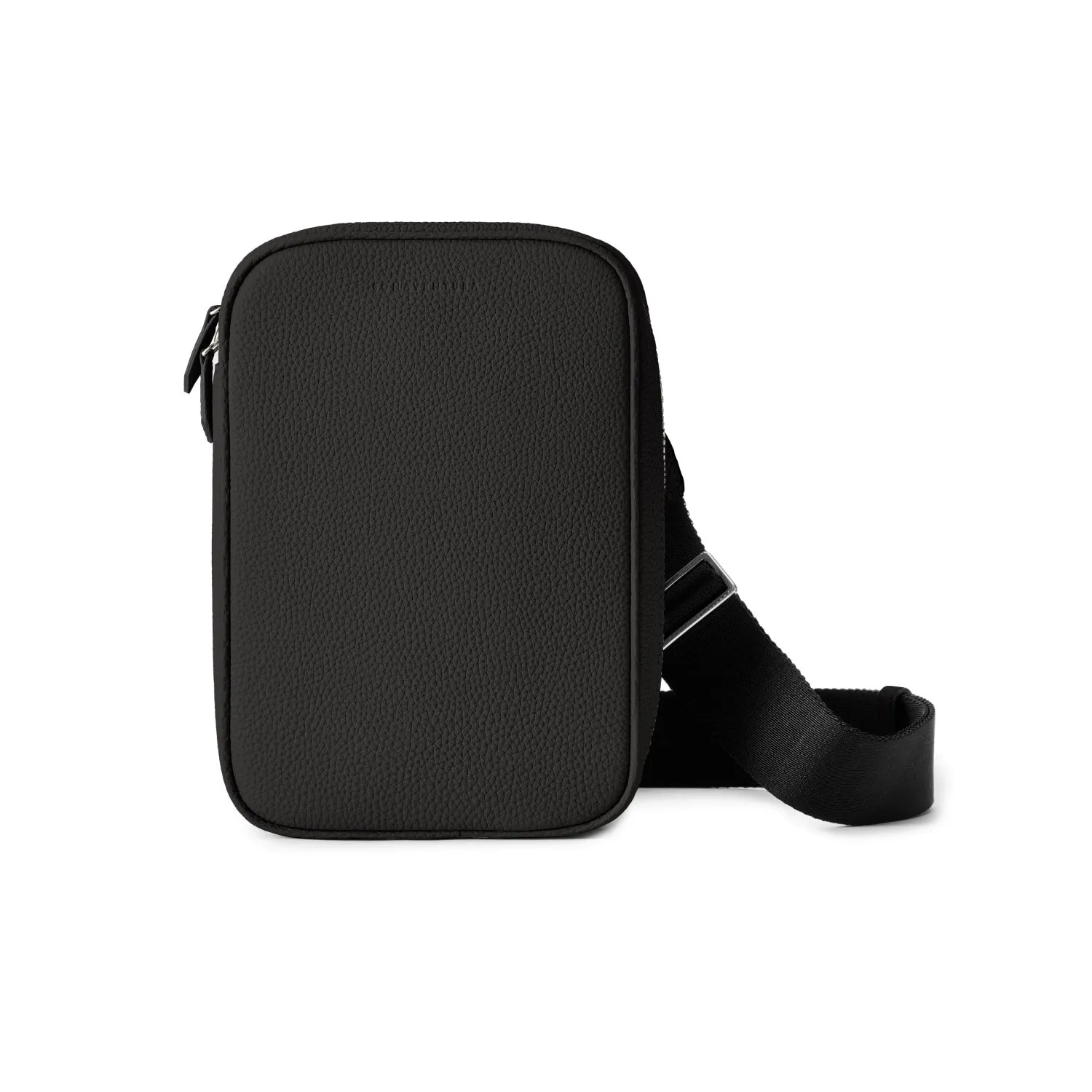 Bonaventura Paolo crossbody veske etoupe skinn