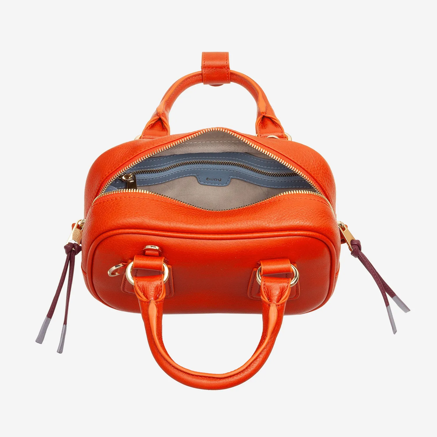 DuDubags Allegra miniveske i skinn med reim