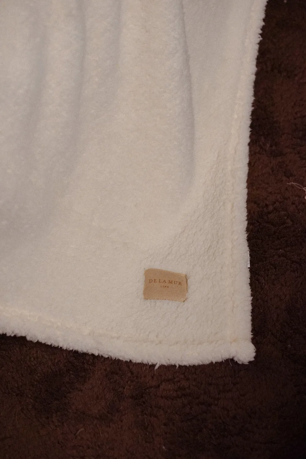 De La Mur Frio pledd natur teddy 180x150 cm