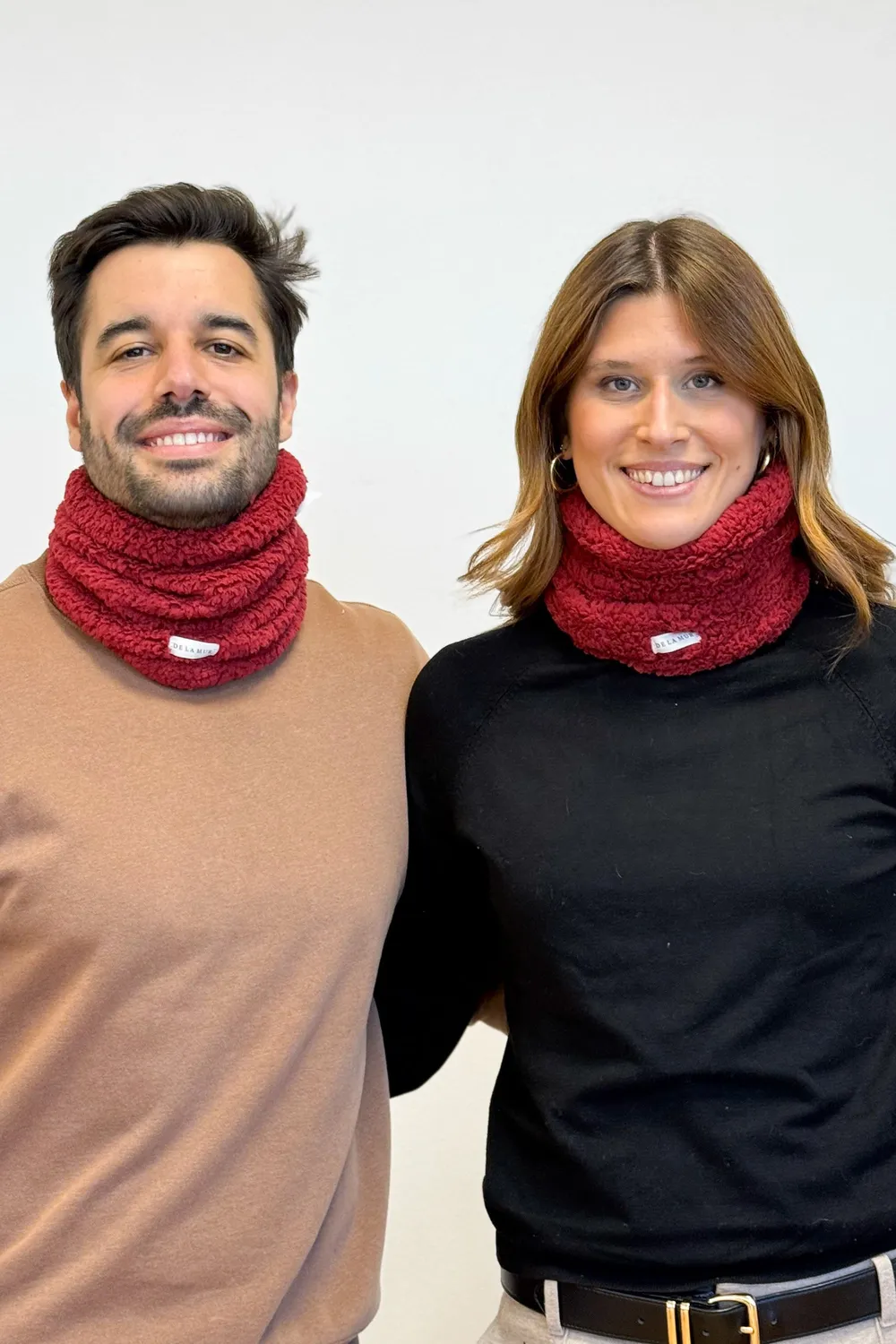 De La Mur Lake Braga Cuello halsvarmer bordeaux teddy