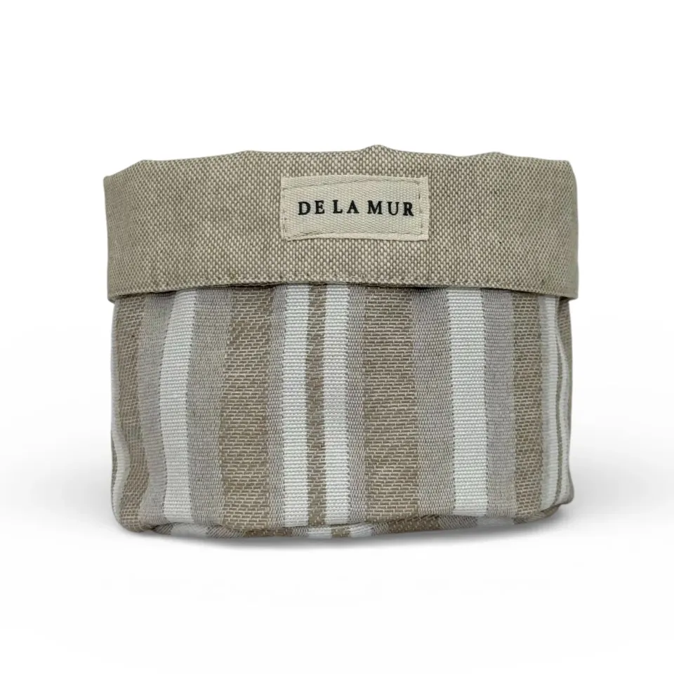 De La Mur Malik oppbevaringskurv liten stripet 11,5 cm