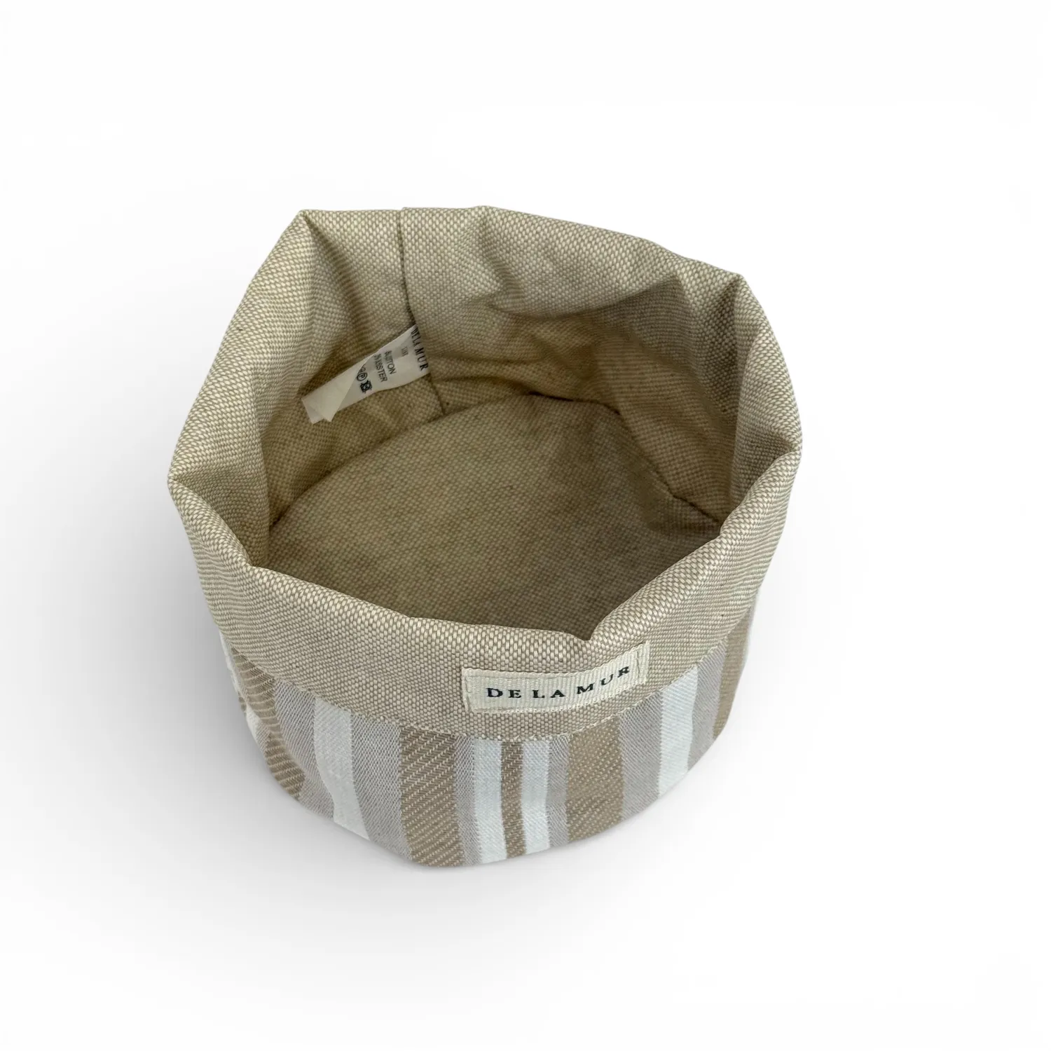 De La Mur Malik oppbevaringskurv liten stripet 11,5 cm