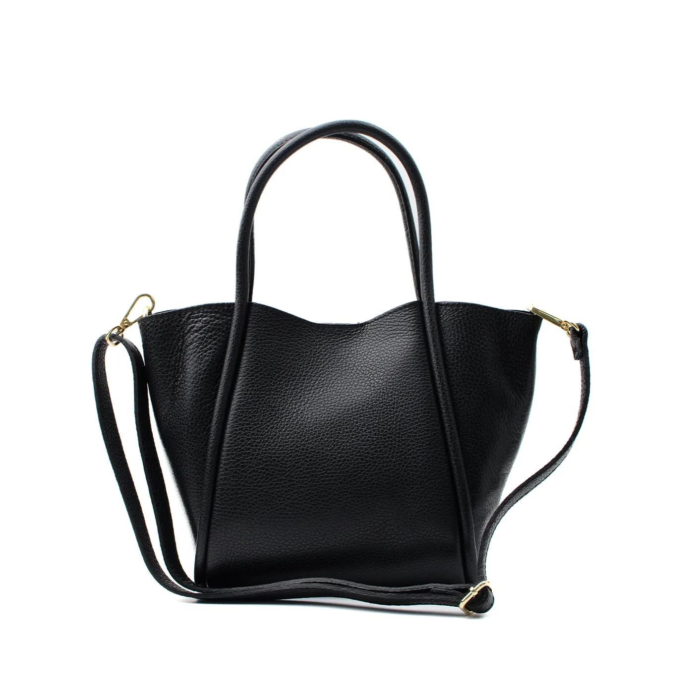 Latalia Florence M skinnveske svart