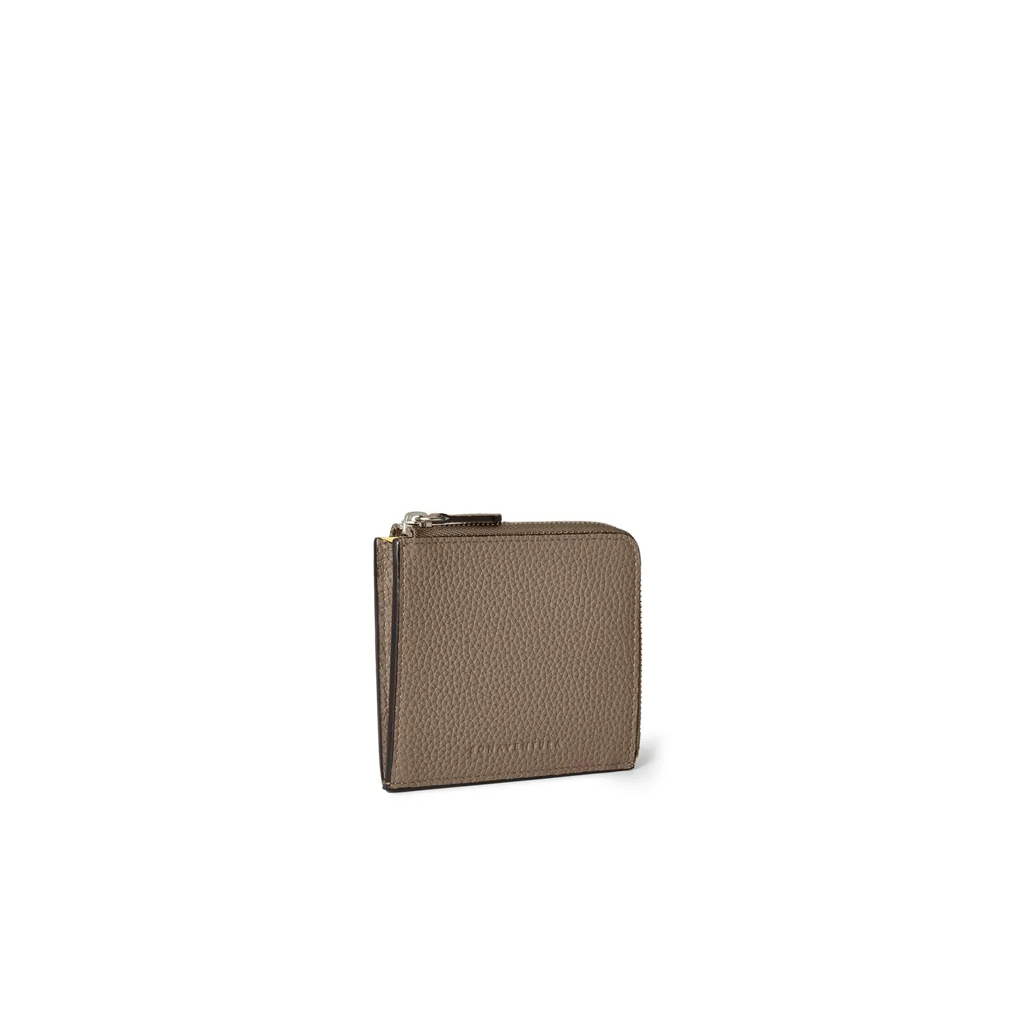 Bonaventura L-Zip lommebok Mare Blue Greige skinn