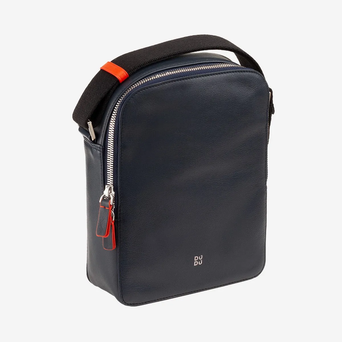 DuDubags Okinawa skulderveske herre skinn justerbar