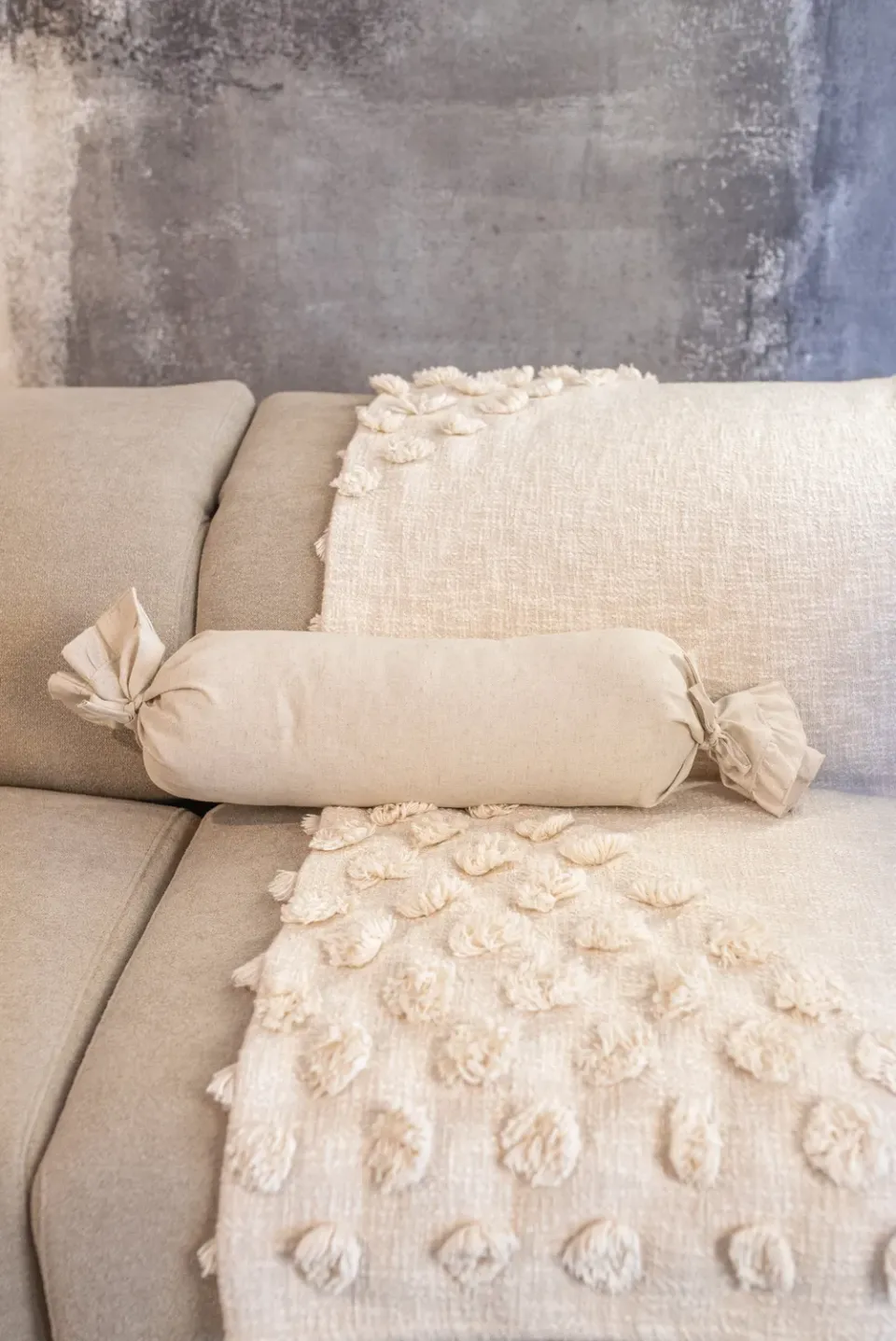 De La Mur Volantes Crudo pute lin 40 cm